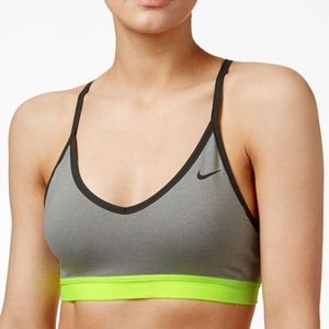 Nike Grey/Neon Sports Bra